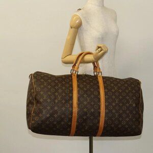 LOUIS VUITTON Monogram Keepall 60 Boston Bag